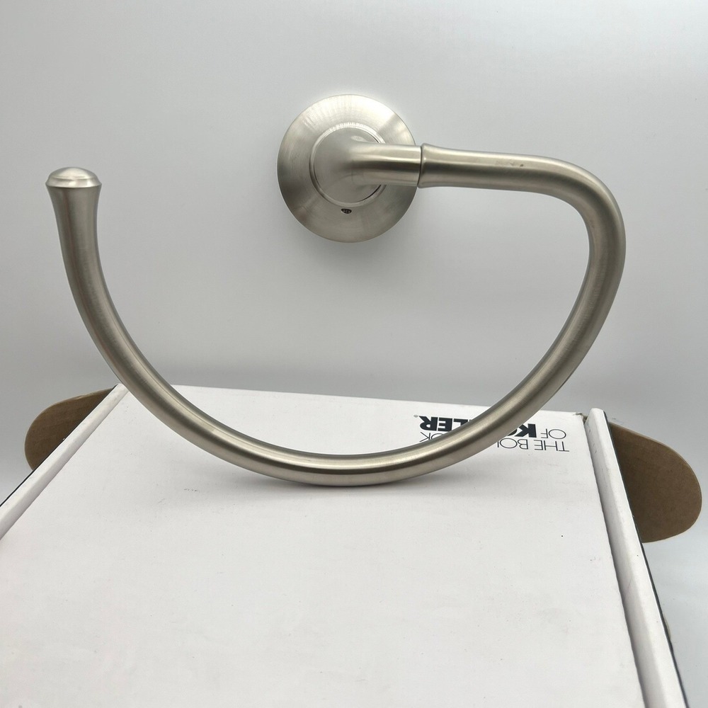 Kohler K-11277-BN Forte Traditional Towel Ring Vibrant Brushed Nickel New in Box